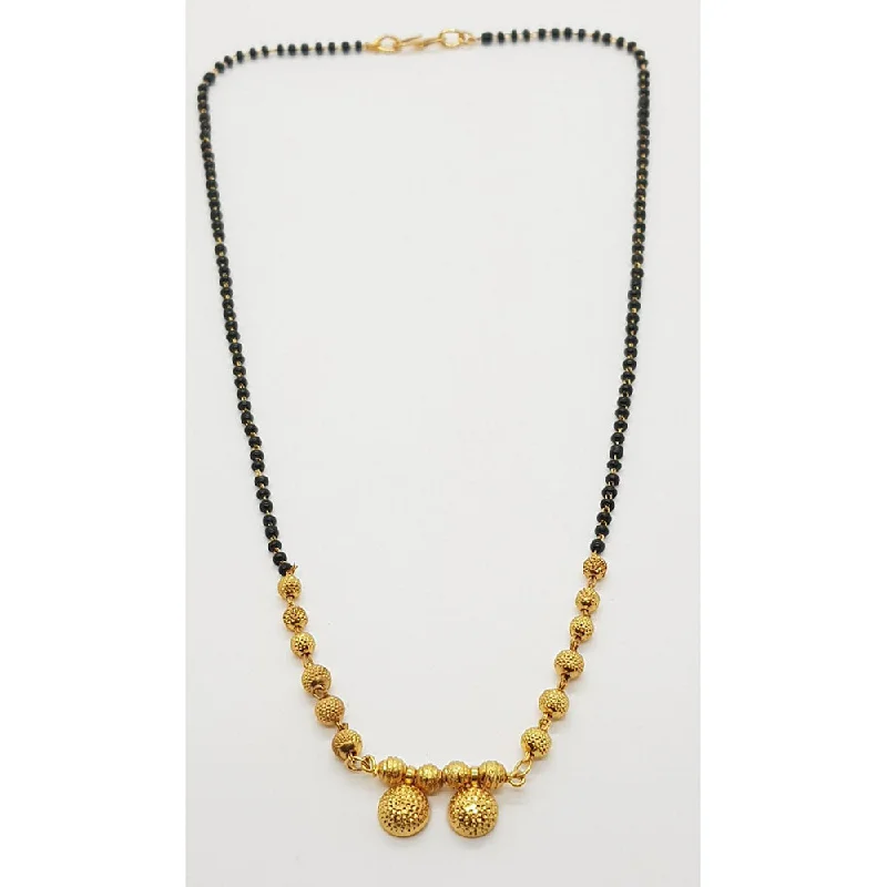 Grab Your Dream Jewelry At The Lowest Prices Raiyaraj Gold Plated Pack Of 3 Black Beads Mangalsutra -RRAcc06 Grab Your Dream Jewelry At The Lowest Prices Raiyaraj Gold Plated Pack Of 3 Black Beads Mangalsutra -RRAcc06
