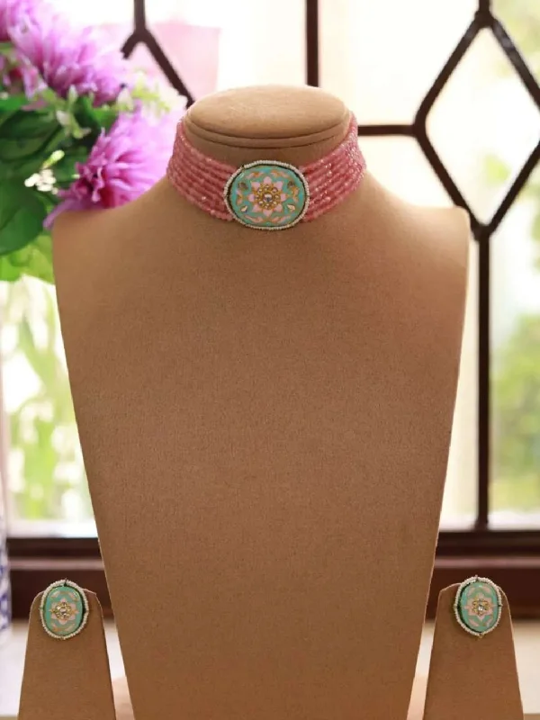 Flash Sale On Stunning Jewelry – Don't Miss Out Rajasthani Kundan Choker Necklace Set Flash Sale On Stunning Jewelry – Don't Miss Out Rajasthani Kundan Choker Necklace Set