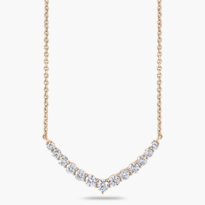 Affordable Elegance – Special Jewelry Sale Now Live Round Diamond Graduated Necklace