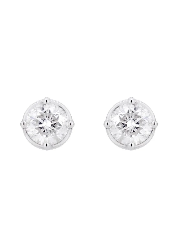Modern Jewelry At Exclusive Discounts – Shop Today Round Diamond Stud Earrings | 1.1 Carats Modern Jewelry At Exclusive Discounts – Shop Today Round Diamond Stud Earrings | 1.1 Carats
