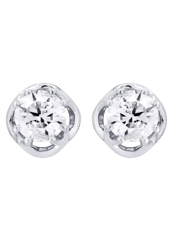 Luxury Jewelry At Unbeatable Discounts Round Diamond Stud Earrings | 1.35 Carats
