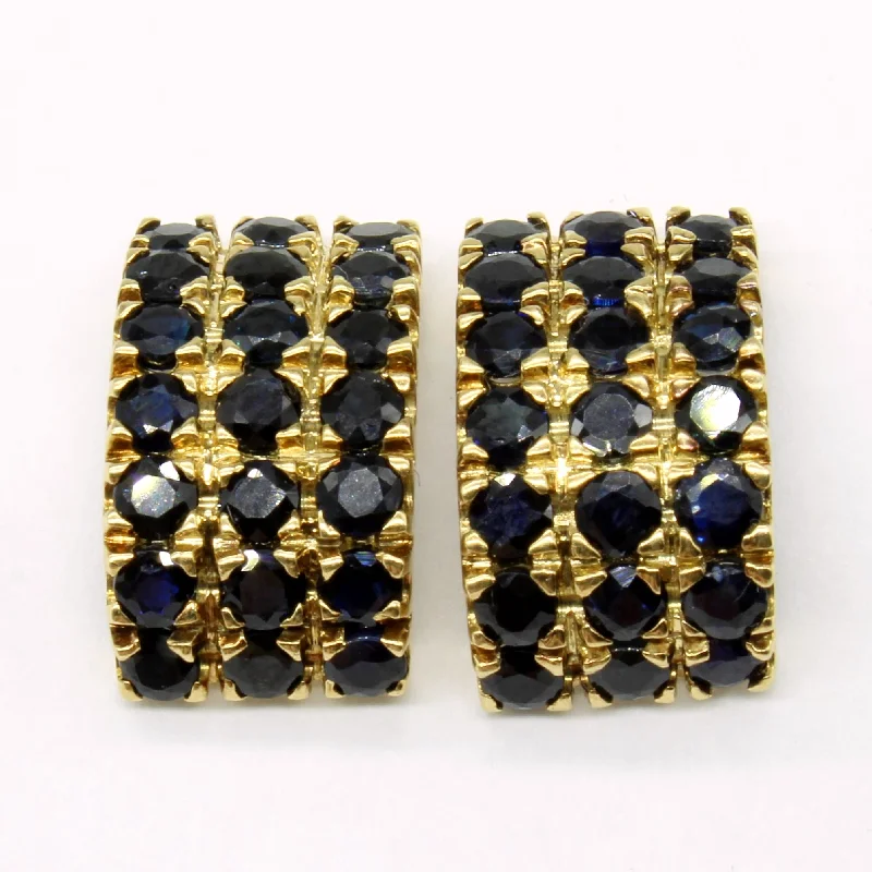 Holiday Jewelry Sale – Perfect Gifts At The Best Prices Sapphire Cluster Earrings | 3.00ctw | Holiday Jewelry Sale – Perfect Gifts At The Best Prices Sapphire Cluster Earrings | 3.00ctw |