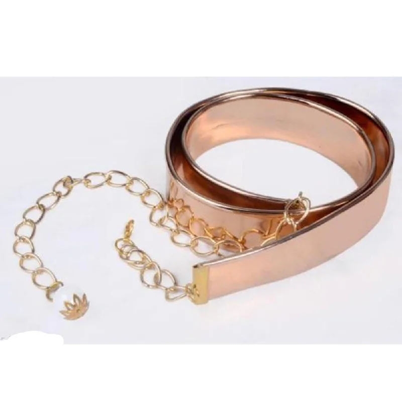 Timeless Elegance Now At Special Discounts Shivam Fashion Full Metal Rose Gold Kamarband / Belt