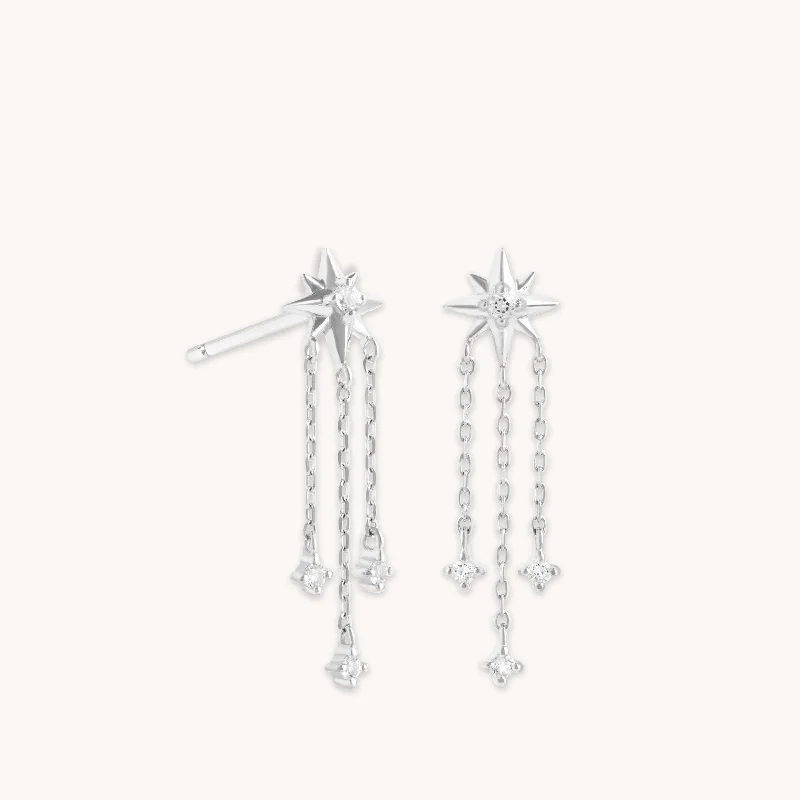 The Ultimate Jewelry Sale – Shop Premium Styles Shooting Star Chain Drop Studs in Solid White Gold The Ultimate Jewelry Sale – Shop Premium Styles Shooting Star Chain Drop Studs in Solid White Gold
