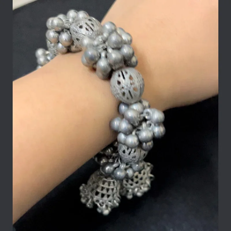 Shop Dazzling Jewelry With Special Promotional Discounts Shringarstreet Oxidised Plated Kada Shop Dazzling Jewelry With Special Promotional Discounts Shringarstreet Oxidised Plated Kada