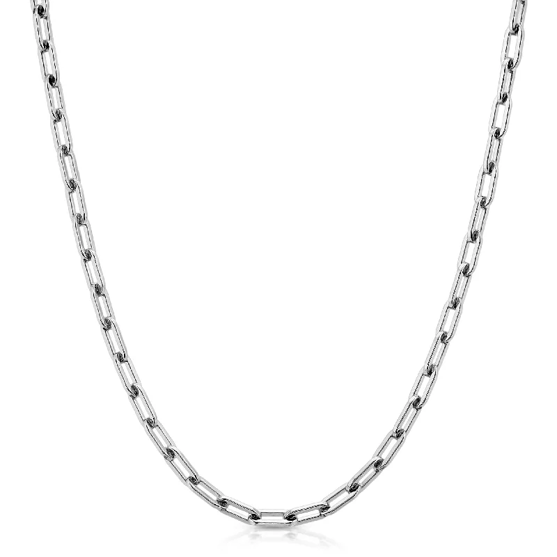 Exclusive Gemstone Jewelry Markdowns – Shop Now Silver Medium Link Chain