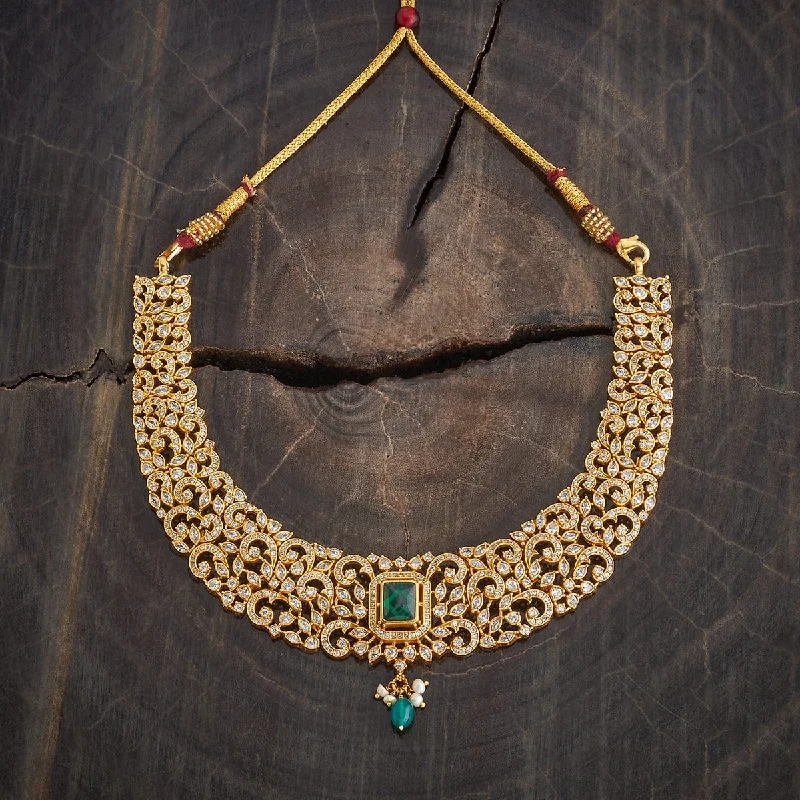 Exclusive Jewelry Sale – Shine For Less Silver Temple Necklace 180451