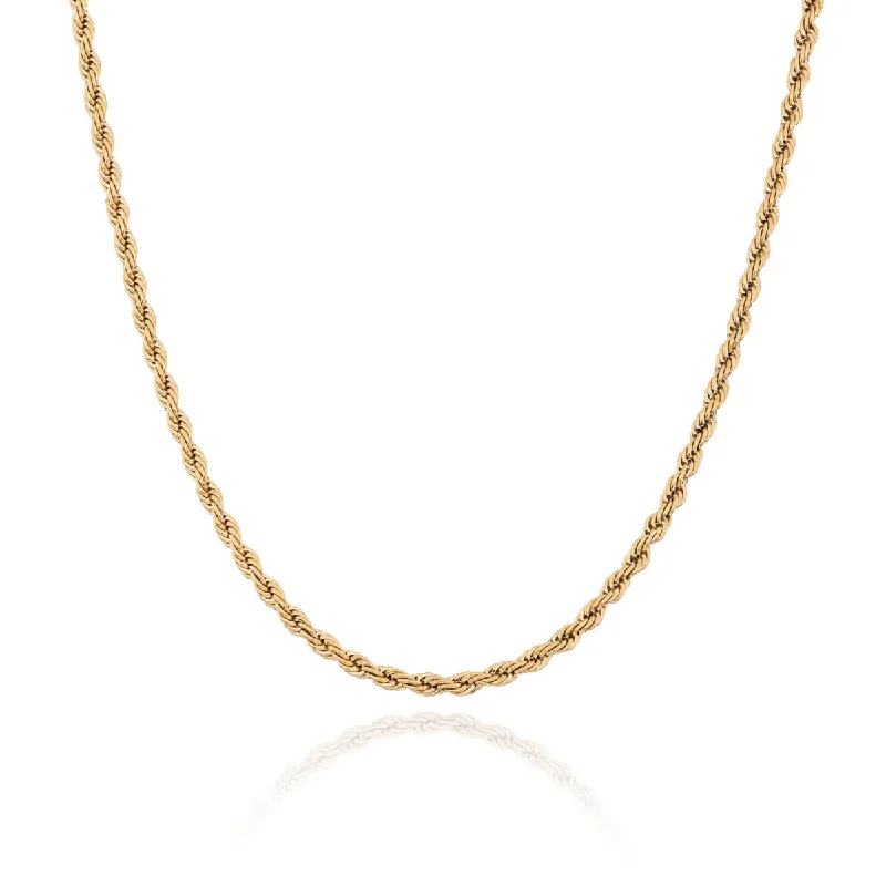 Limited-Stock Jewelry Sale – Shop Before It's Gone Layering Small Rope Chain Necklace (Gold) Limited-Stock Jewelry Sale – Shop Before It's Gone Layering Small Rope Chain Necklace (Gold)