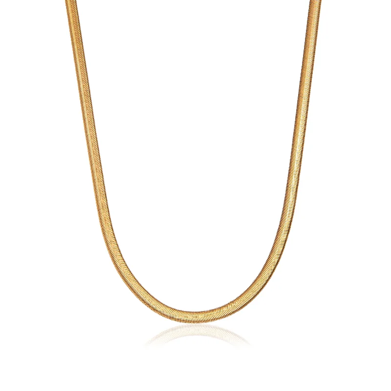 Best Jewelry Sale Prices – Limited-Time Offer Snake Chain Necklace 18 in (Gold)