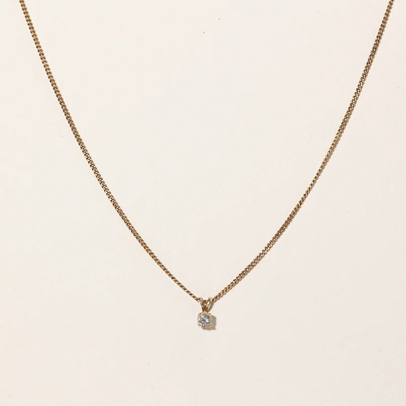 Versatile Layering Jewelry For Effortless Chic Solitaire Diamond Pendant Necklace | 0.28ct | 18"| Versatile Layering Jewelry For Effortless Chic Solitaire Diamond Pendant Necklace | 0.28ct | 18"|
