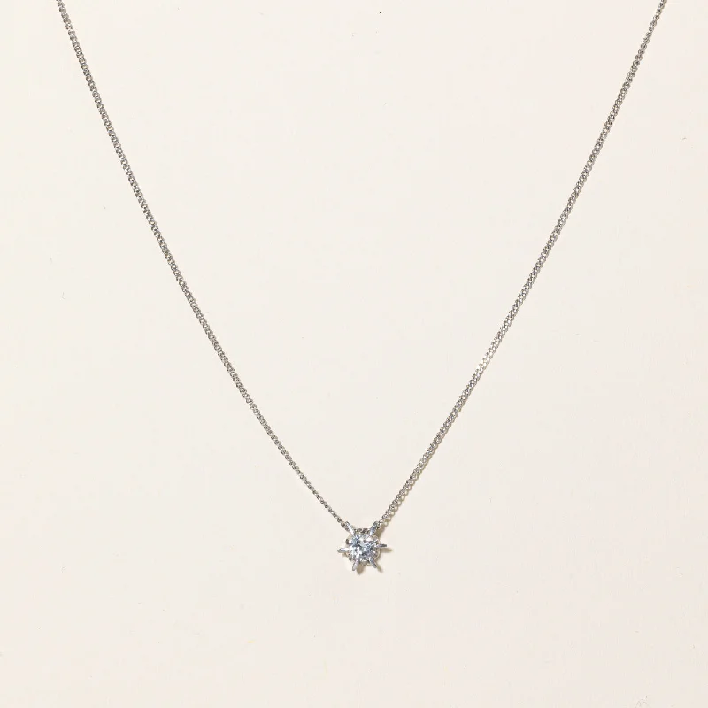 High-Quality Gemstone Jewelry For Special Occasions Solitaire Diamond Pendant Necklace | 0.36ct | 16"| High-Quality Gemstone Jewelry For Special Occasions Solitaire Diamond Pendant Necklace | 0.36ct | 16"|