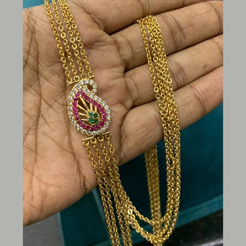 Breathtaking Jewelry, Breathtaking Prices Sona Creation Gold Plated Austrian Stone Long Necklace Set Breathtaking Jewelry, Breathtaking Prices Sona Creation Gold Plated Austrian Stone Long Necklace Set