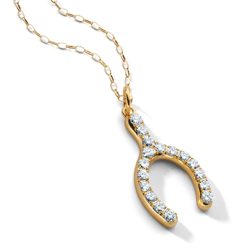 The Perfect Accessory For Less – Jewelry Sale Live Special Edition Wishbone Necklace with Vintage Diamonds