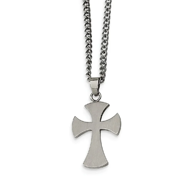 Limited-Stock Jewelry Sale – Once It's Gone, It's Gone Stainless Steel Cross Necklace Limited-Stock Jewelry Sale – Once It's Gone, It's Gone Stainless Steel Cross Necklace