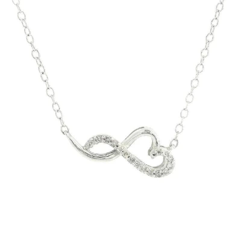 Unique Jewelry Designs Now At Discounted Rates Sterling Silver Natural Diamonds Heart Necklace Unique Jewelry Designs Now At Discounted Rates Sterling Silver Natural Diamonds Heart Necklace