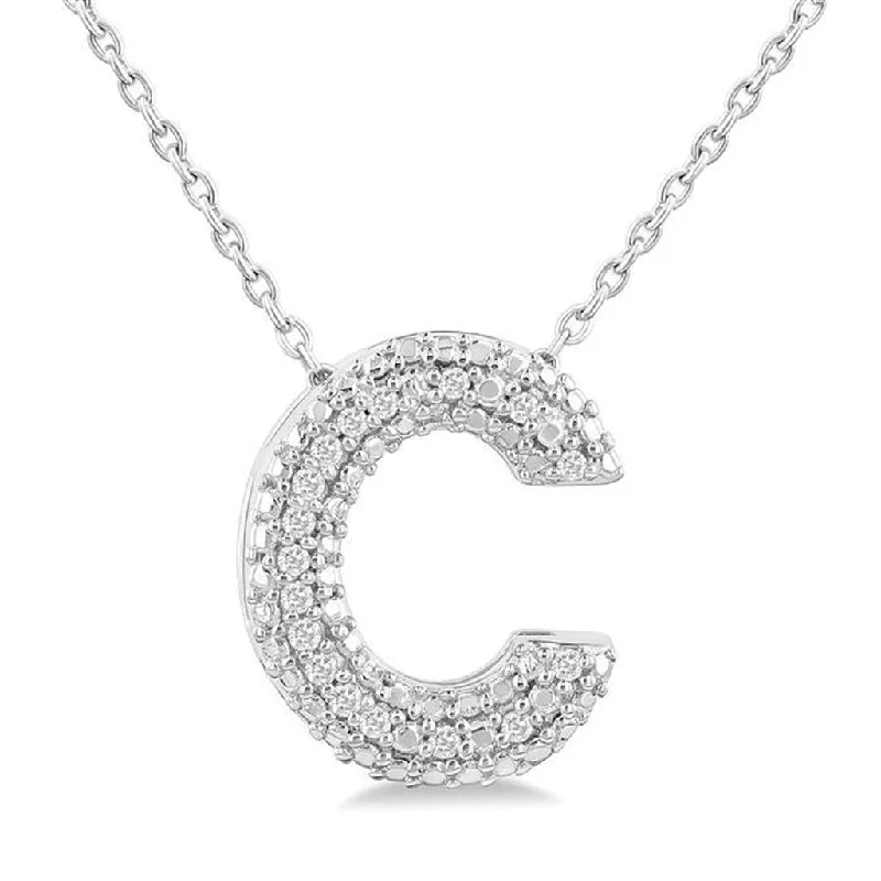 Exclusive Jewelry Discounts – Shop Now For Savings Sterling Silver Natural Diamonds Initial C Pendant Necklace Exclusive Jewelry Discounts – Shop Now For Savings Sterling Silver Natural Diamonds Initial C Pendant Necklace