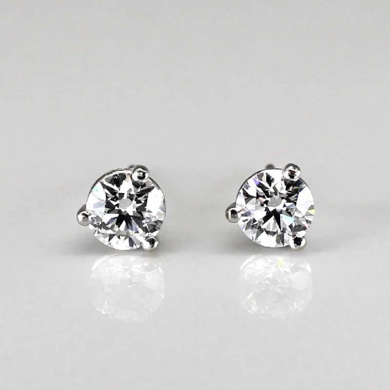 Shine Bright With Our Special Jewelry Promotions Three Prong Solitaire Diamond Studs Shine Bright With Our Special Jewelry Promotions Three Prong Solitaire Diamond Studs