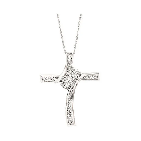 Elegant Rose Gold Jewelry For A Stylish Touch 14KT WHITE GOLD DIAMOND (1/2CTW) PENDANT