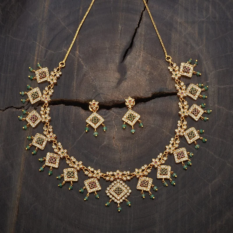 Limited-Stock Jewelry Sale – Once It's Gone, It's Gone Zircon Necklace 180541