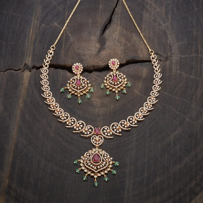 Fashion-Forward Jewelry At Incredible Prices Zircon Necklace 180640