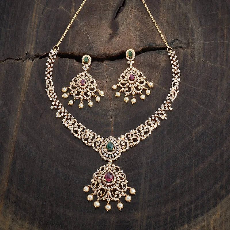 Buy More, Save More On Stunning Jewelry Designs Zircon Necklace 180641